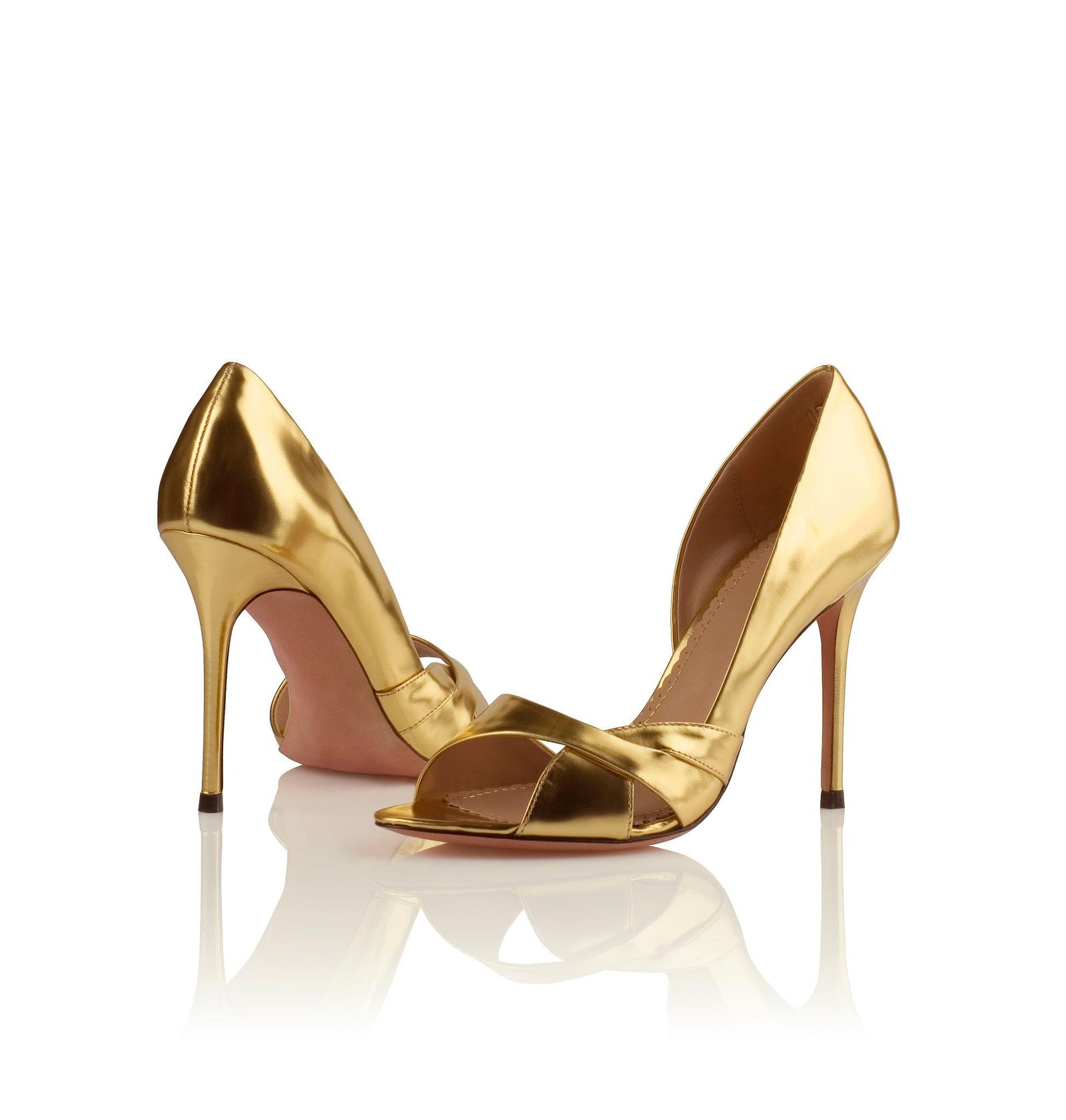 Elegant Gold Heels